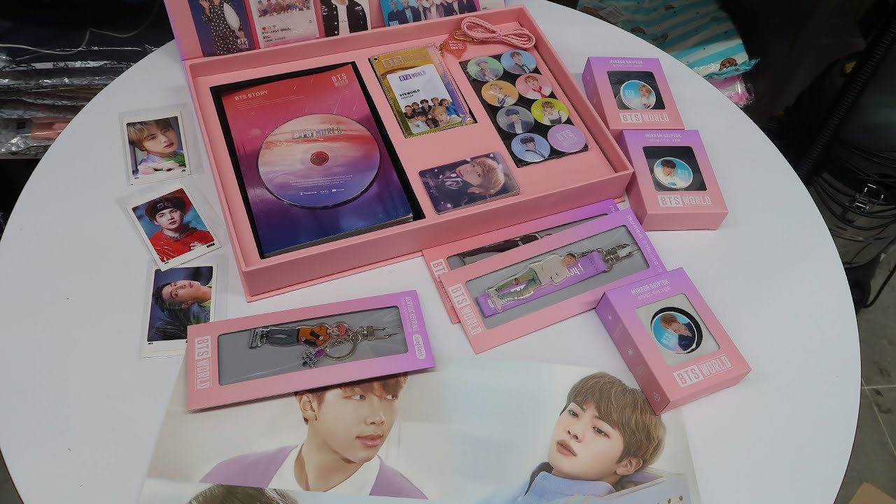 Unboxing BTS WORLD LIMITED EDITION OST | 한정판 언박싱 - YouTube