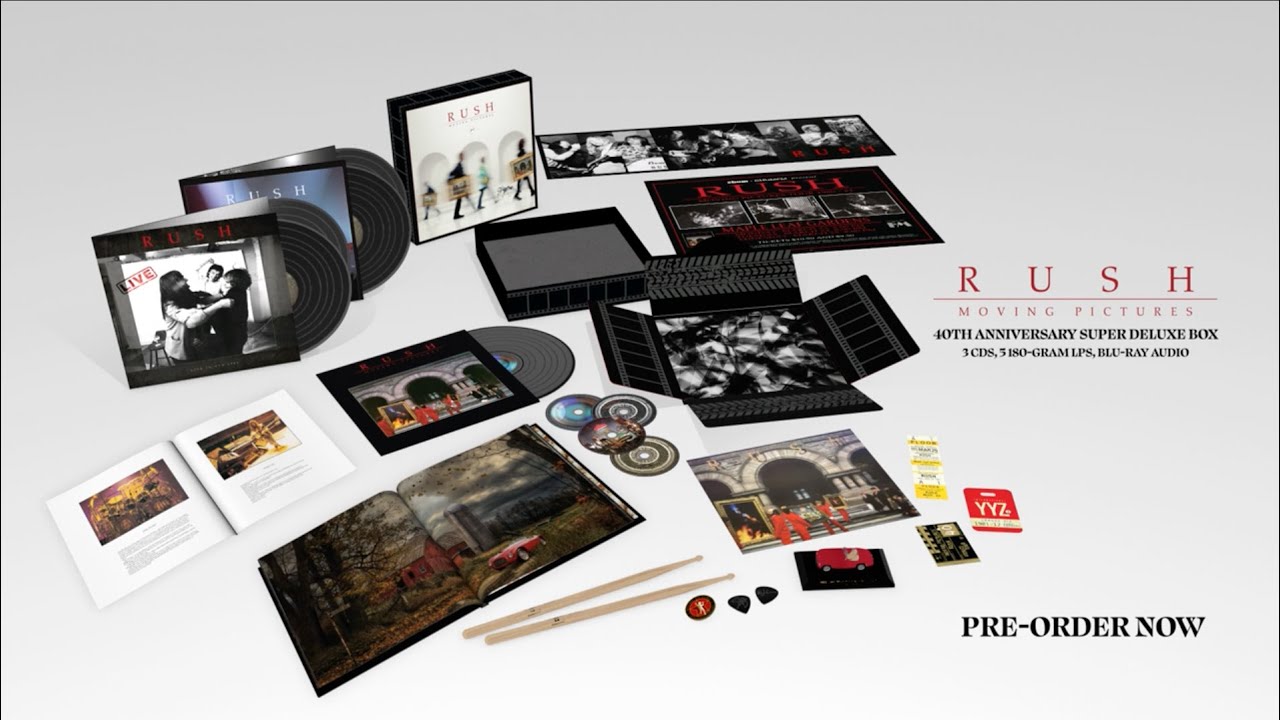 RUSH の名盤8thアルバム『MOVING PICTURES』のリリース40周年記念盤