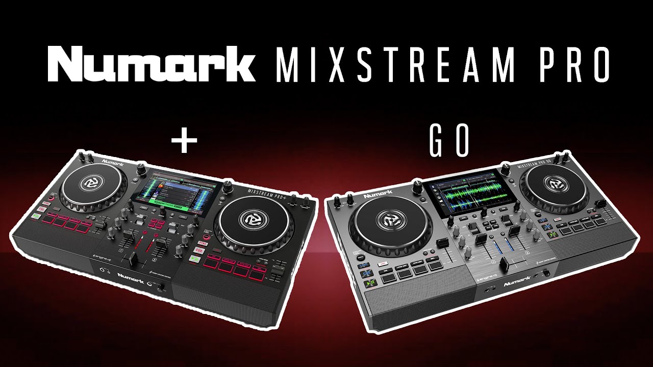 Numark Mixstream Pro + Standalone Streaming DJ Controller Black