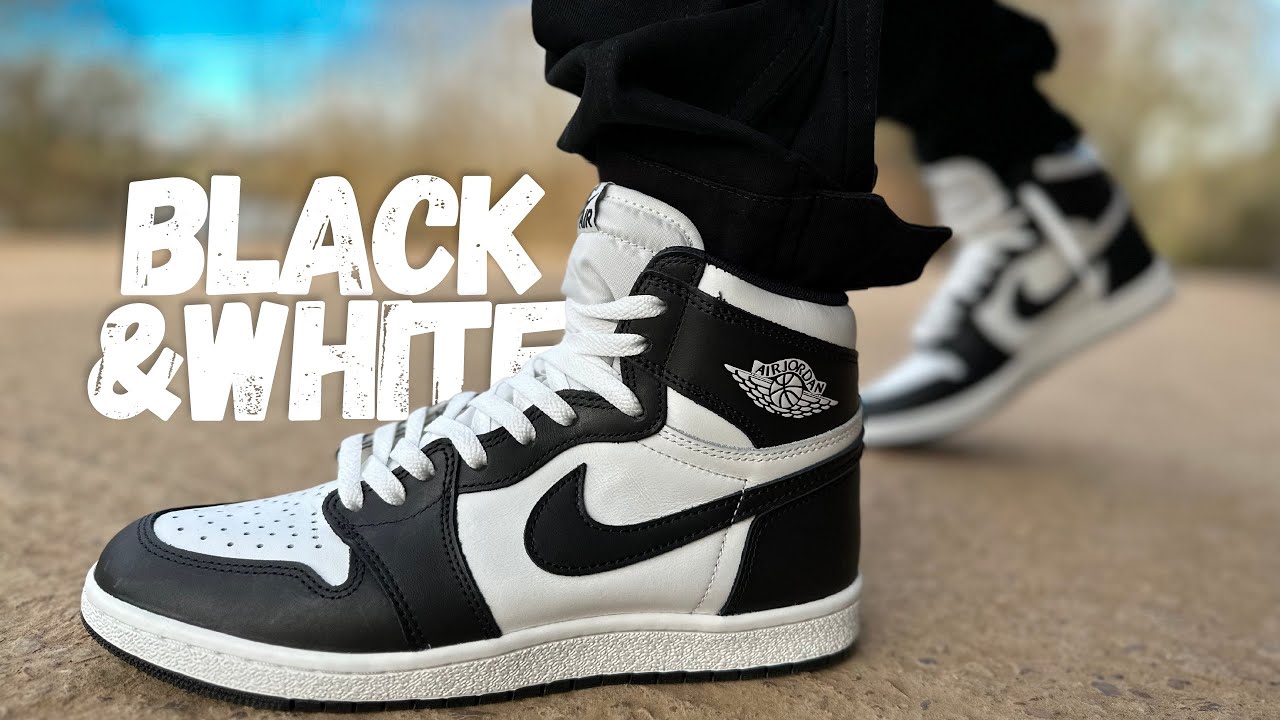 Controversial Details..Jordan 1 Hi 85 Black & White Review & On