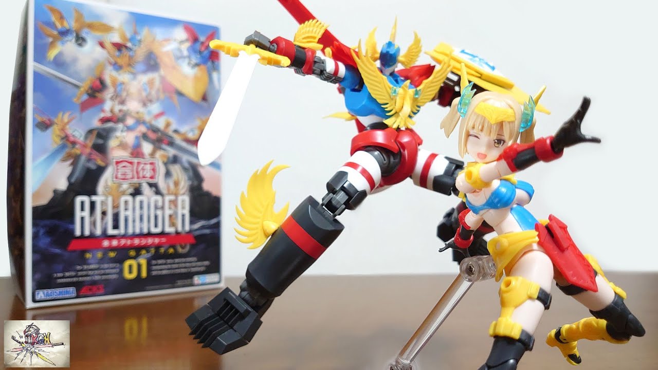 旧キット】合体ロボット ニューアトランジャー アオシマ プラモデル