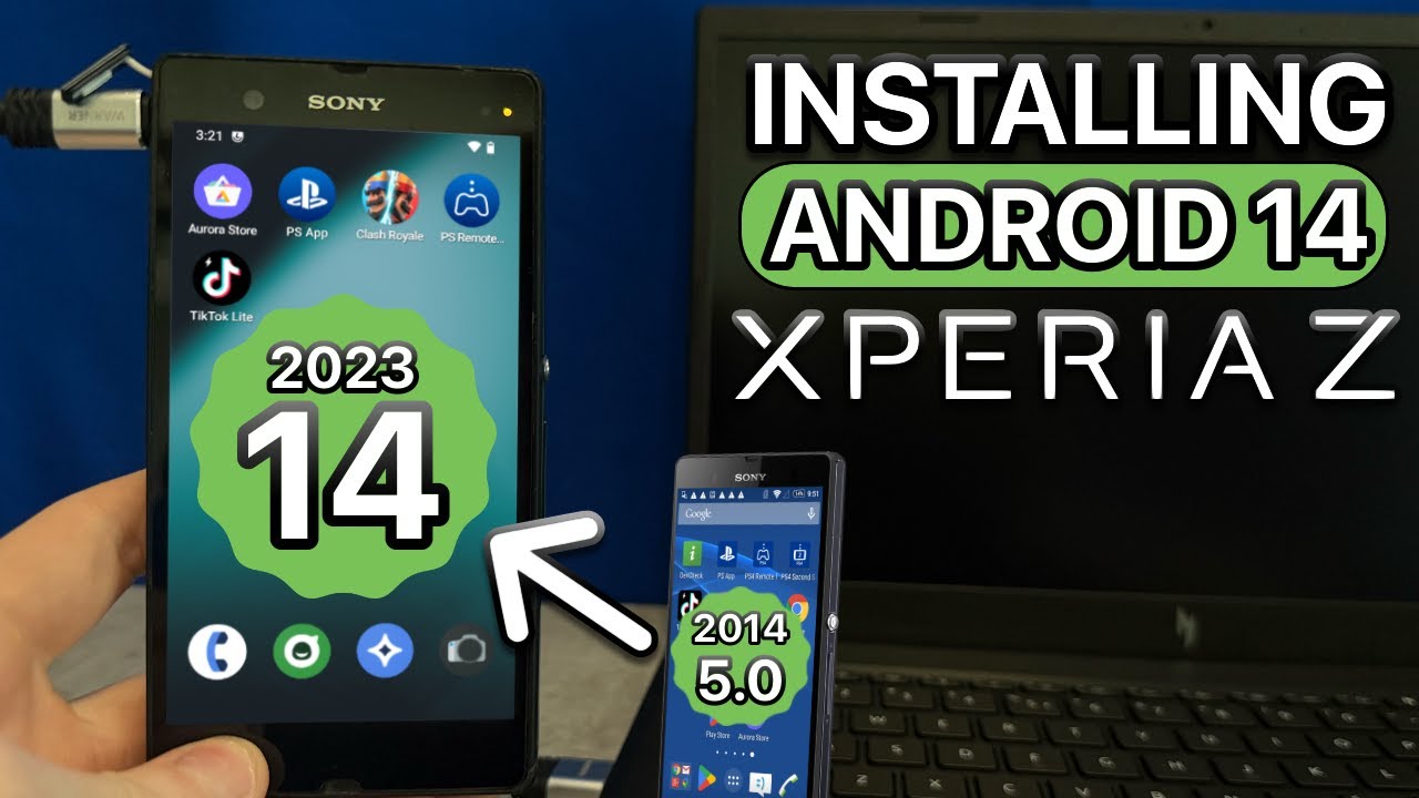 Xperia Z (2013) に Android 14 をインストールする (カスタム ROM