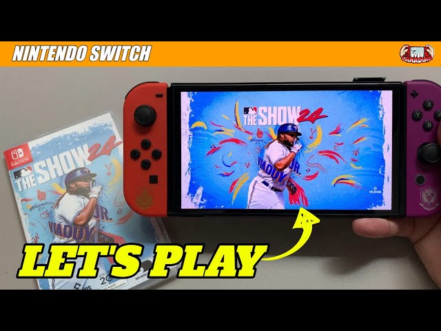 MLB The Show 24 on the Nintendo Switch OLED - YouTube