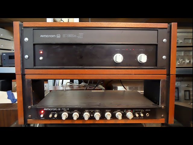 Amcron D-150A II and Amcron PSL-2 test..also named: Crown D