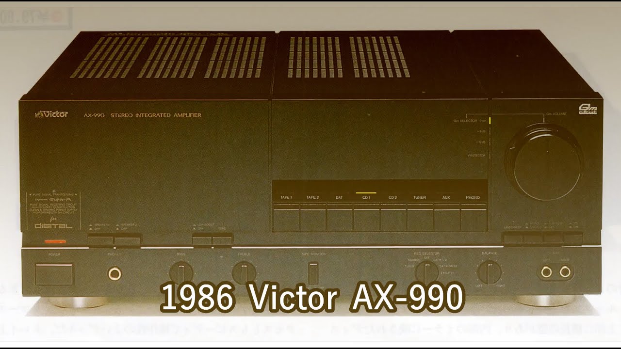 1986 Victor AX-990 - YouTube