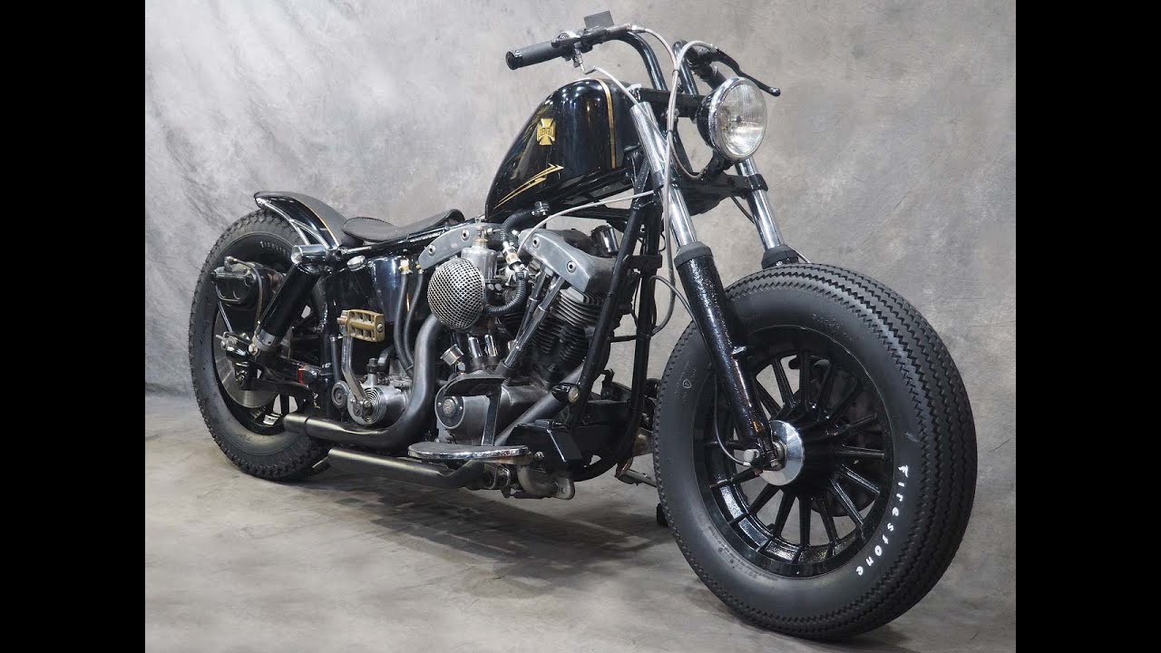 1984年 FLH カスタム 最終ショベル - YouTube