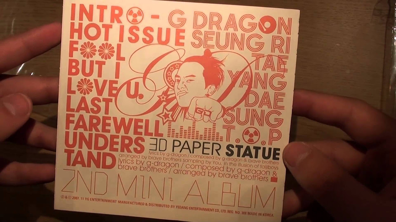 KPop Unboxing: Big Bang Mini Album Vol.2 Hot Issue - YouTube