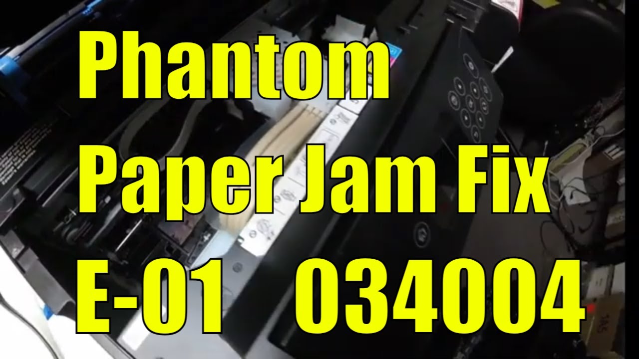 Solve the Mystery of the Fake Paper Jam! Epson EcoTank Error