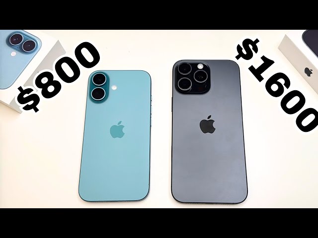 iPhone 16 vs iPhone 16 Pro Max SPEED TEST and Benchmarks - YouTube