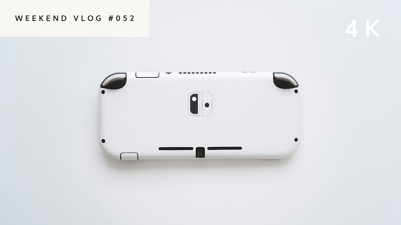 How to make my Nintendo Switch Lite white🤍 [Weekend Vlog #052