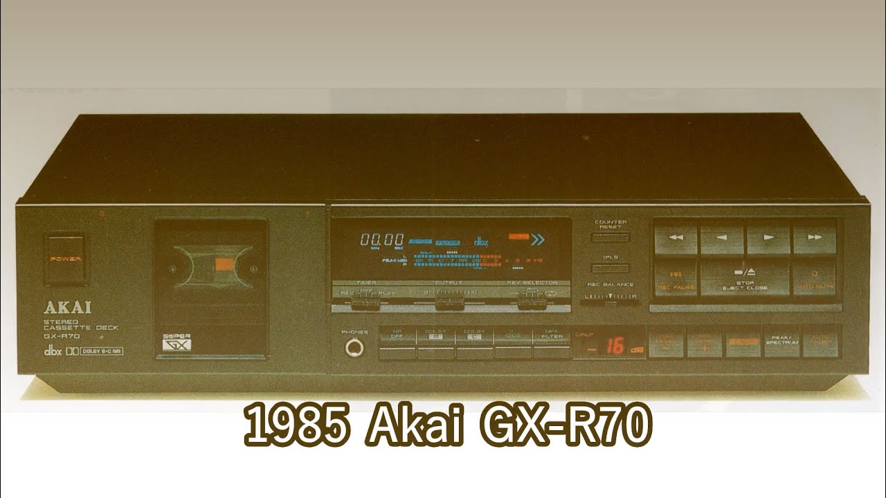 1985 Akai GX-R70 - YouTube