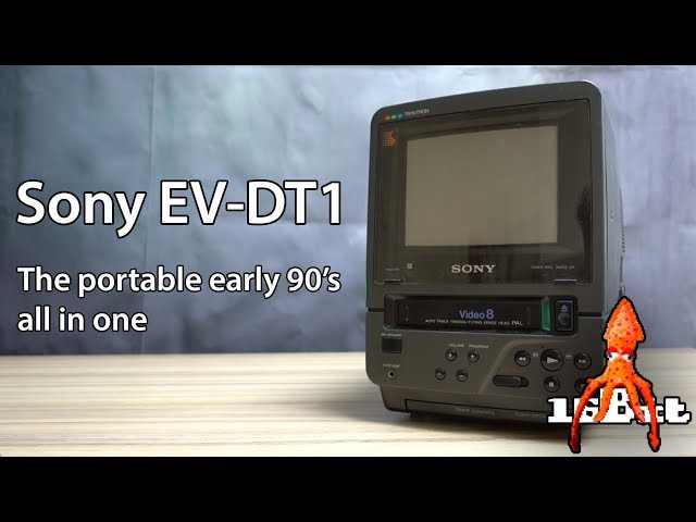 Sony EV-DT1, the portable Trinitron Video8 TV - YouTube