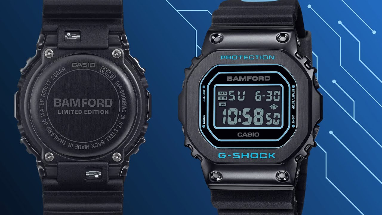 G-Shock x Bamford GM-5600BWD-1 Review: The Cleanest 5600 Collab