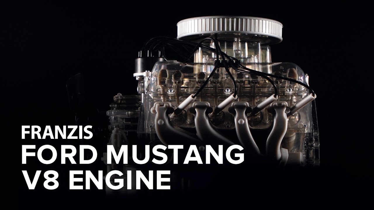Ford Mustang V8 Engine - Engine Model Kit - YouTube
