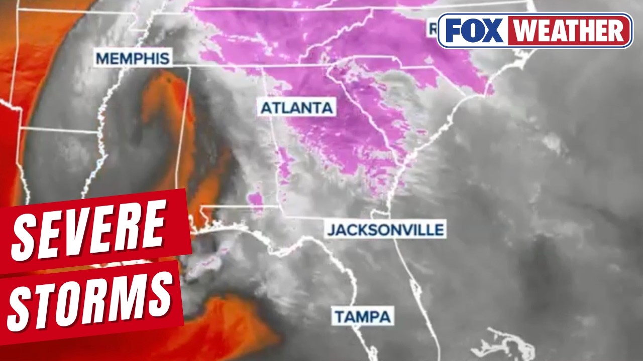 Tornado Watch Issued For Parts Of Florida And Georgia - YouTube