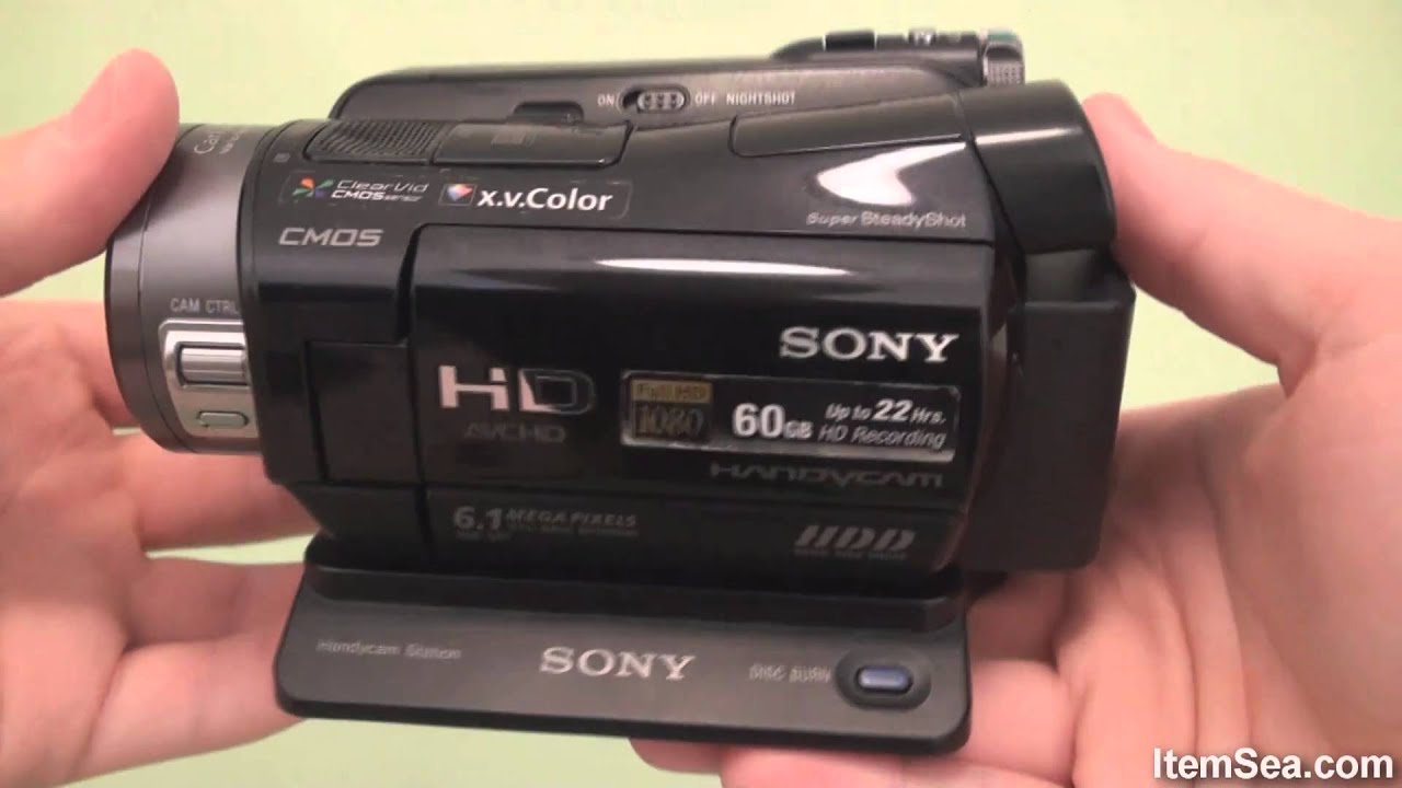 Sony HDR SR7 AVCHD 6 1MP 60GB High Definition Hard Disk Drive