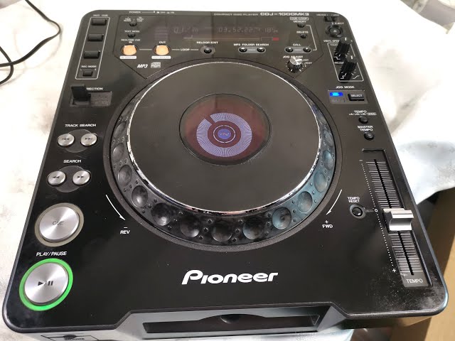 Pioneer CDJ 1000 Mk3 Turntable /Mains Lead/64Mb Sd Card - YouTube