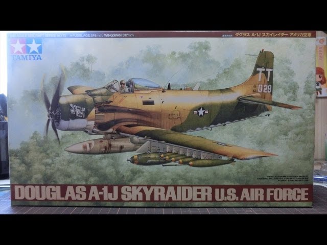 飛行機プラモ作ろう】1/48A-1Jスカイレーダーをベトナム迷彩で作る