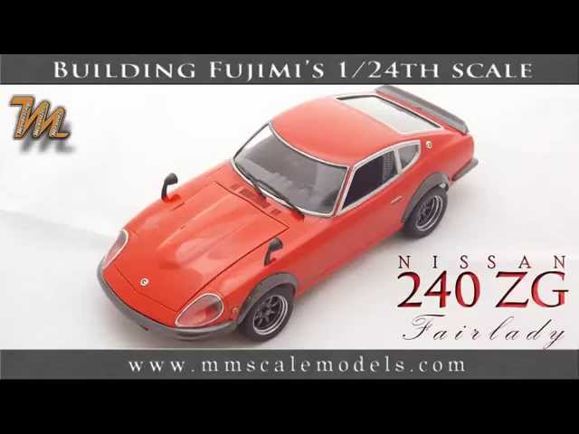 Nissan 240ZG Fairlady 1/24 plastic scale model - YouTube