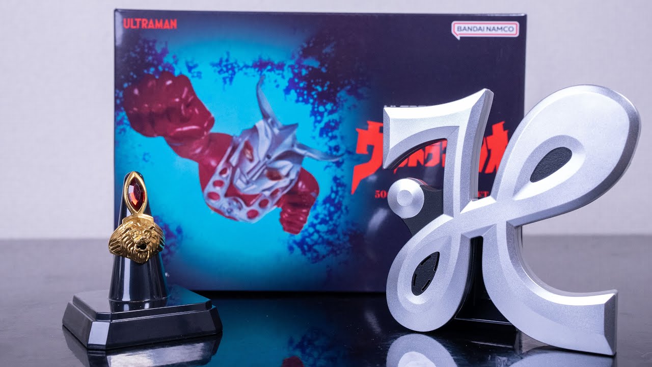 Ultra Replica Leo Ring 50th ANNIVERSARY SET Review Ultraman Leo