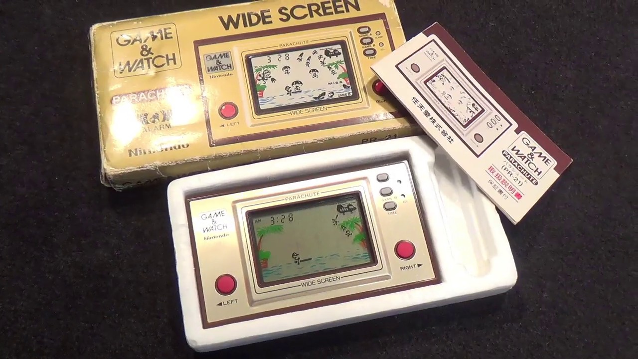 レトロ 液晶ゲーム】任天堂 パラシュート PARACHUTE ゲーム＆ウオッチ
