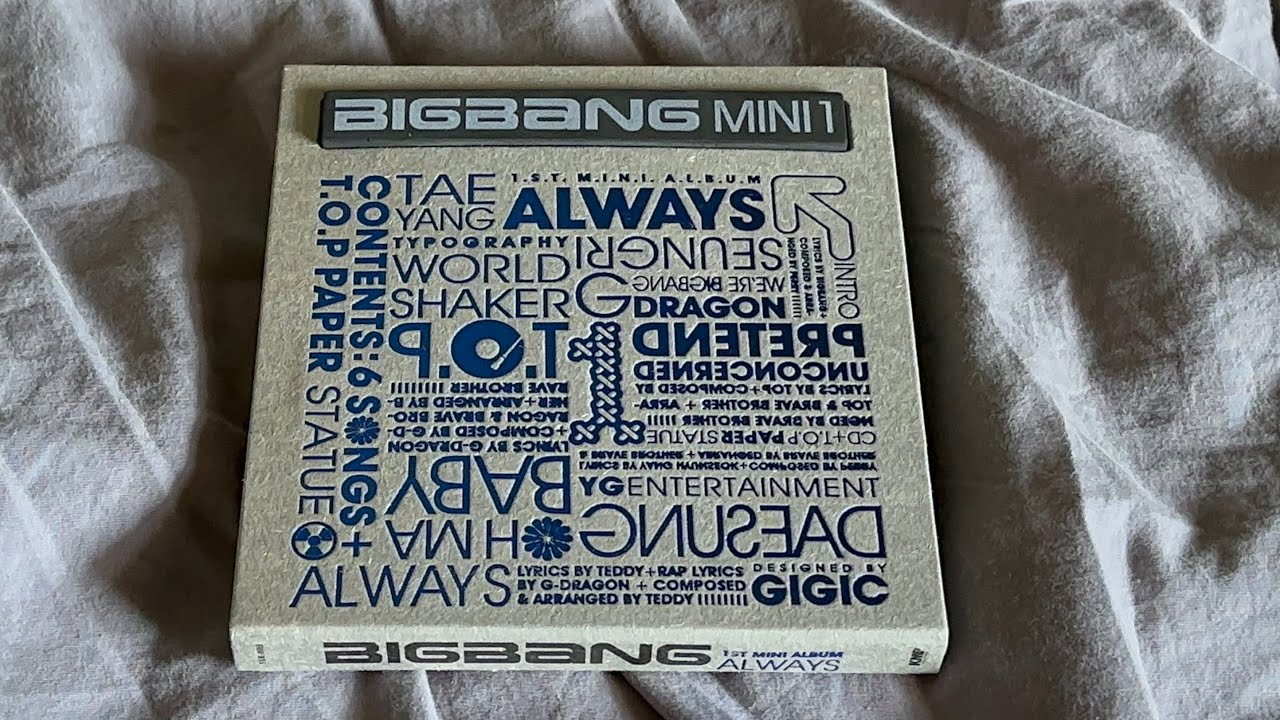 Unboxing Bigbang 1st mini album Always - YouTube