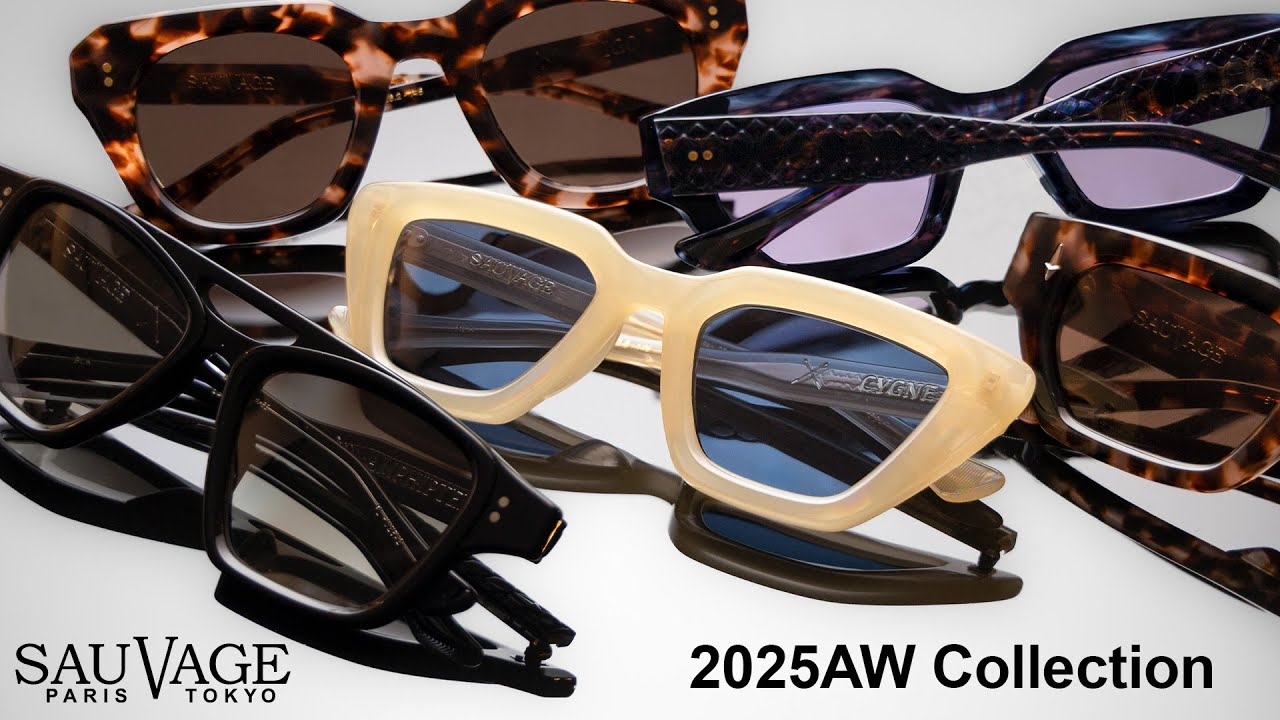 SAUVAGE] New acetate frames with attractive snake-patterned