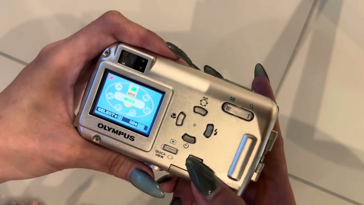 Olympus u300 RARE blue - YouTube
