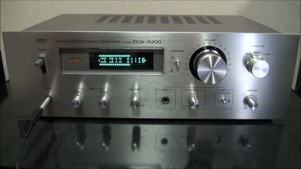 OTTO SANYO ステレオアンプ DCA-A200 (1978 Stereo amplifier)【HD