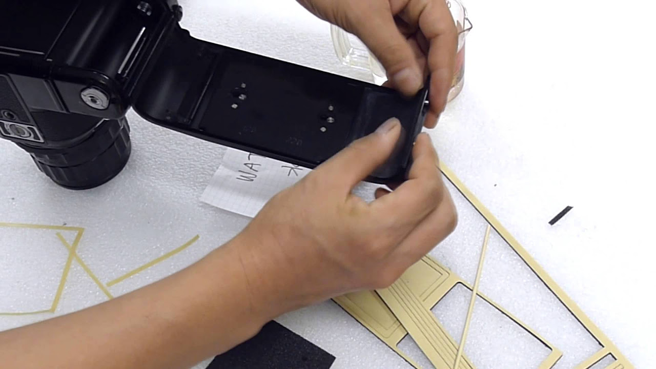 Pentax 67 Light seal foam kit installation guide - YouTube