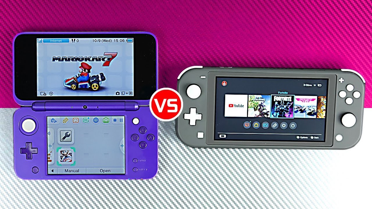 Nintendo Switch Lite vs New 2DS XL - YouTube
