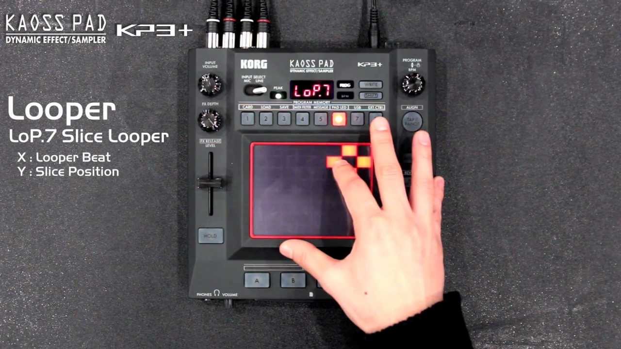 Features | KAOSS PAD KP3+ - DYNAMIC EFFECT/SAMPLER | KORG (Taiwan)