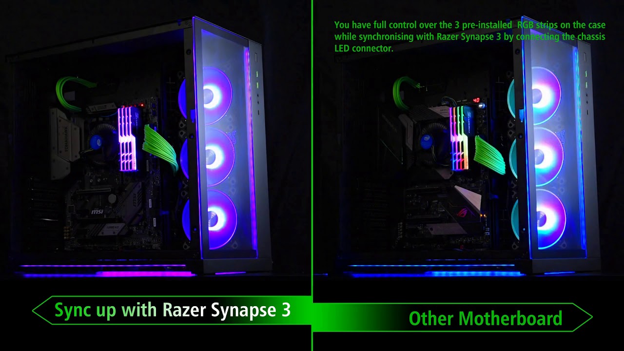 PC-O11 Dynamic Razer Edition - Black Tempered Glass ATX MidTower