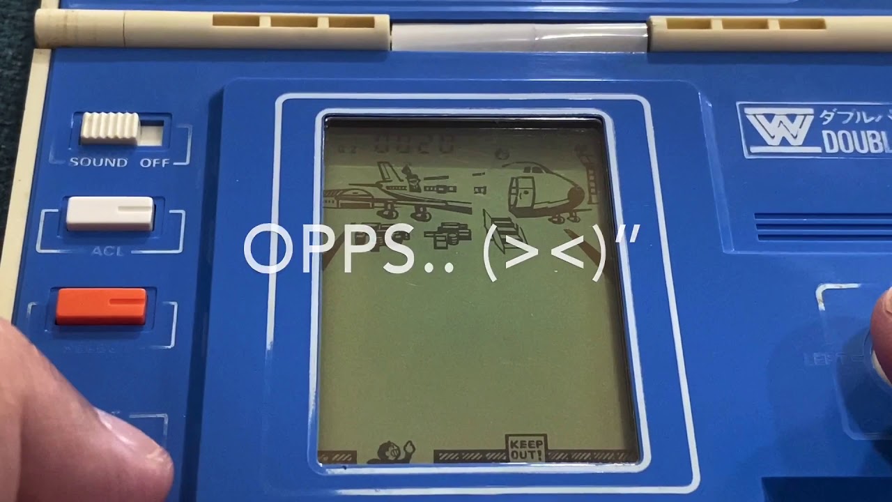 Airport Panic LCD Game by Bandai Electronics - YouTube
