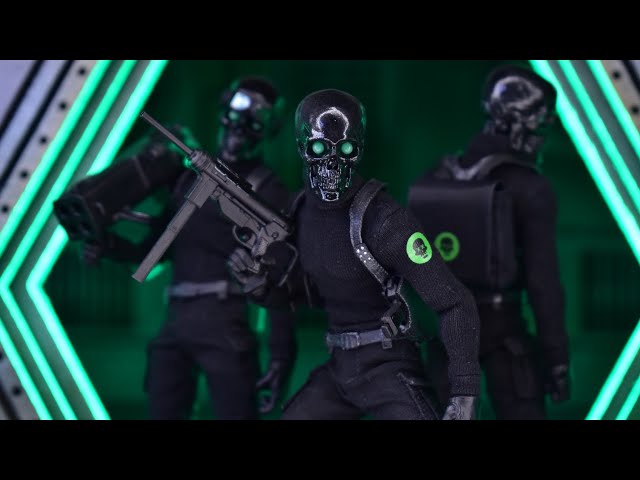 Mezco One:12 Collective Black Skull Death Brigade Review - YouTube