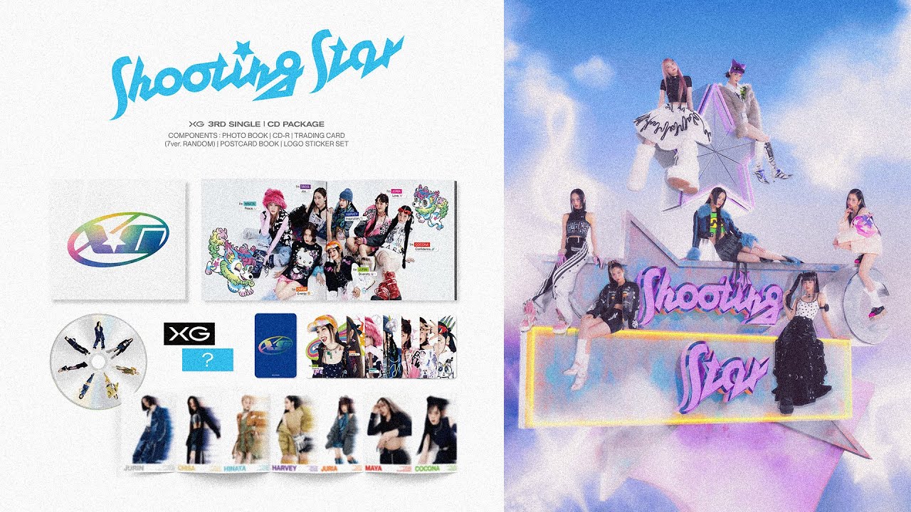 XG SHOOTING STAR CD Box トレカ無し XG SHOOTING STAR CD Box トレカ