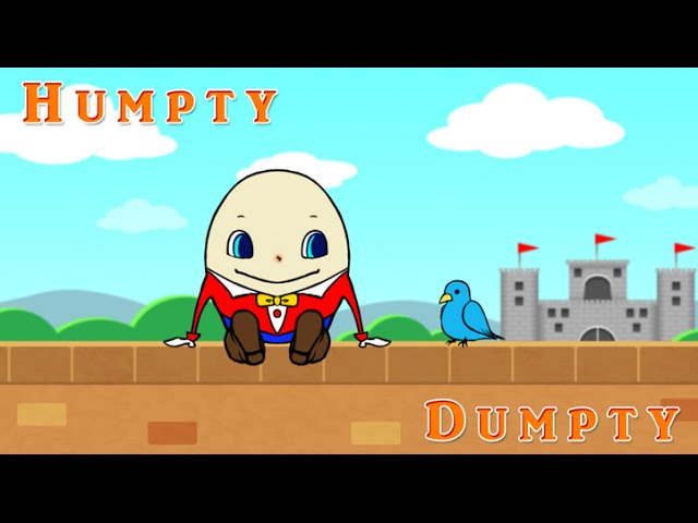 Humpty Dumpty | Mother Goose Nursery Rhymes | 歌付き英語童謡 - YouTube