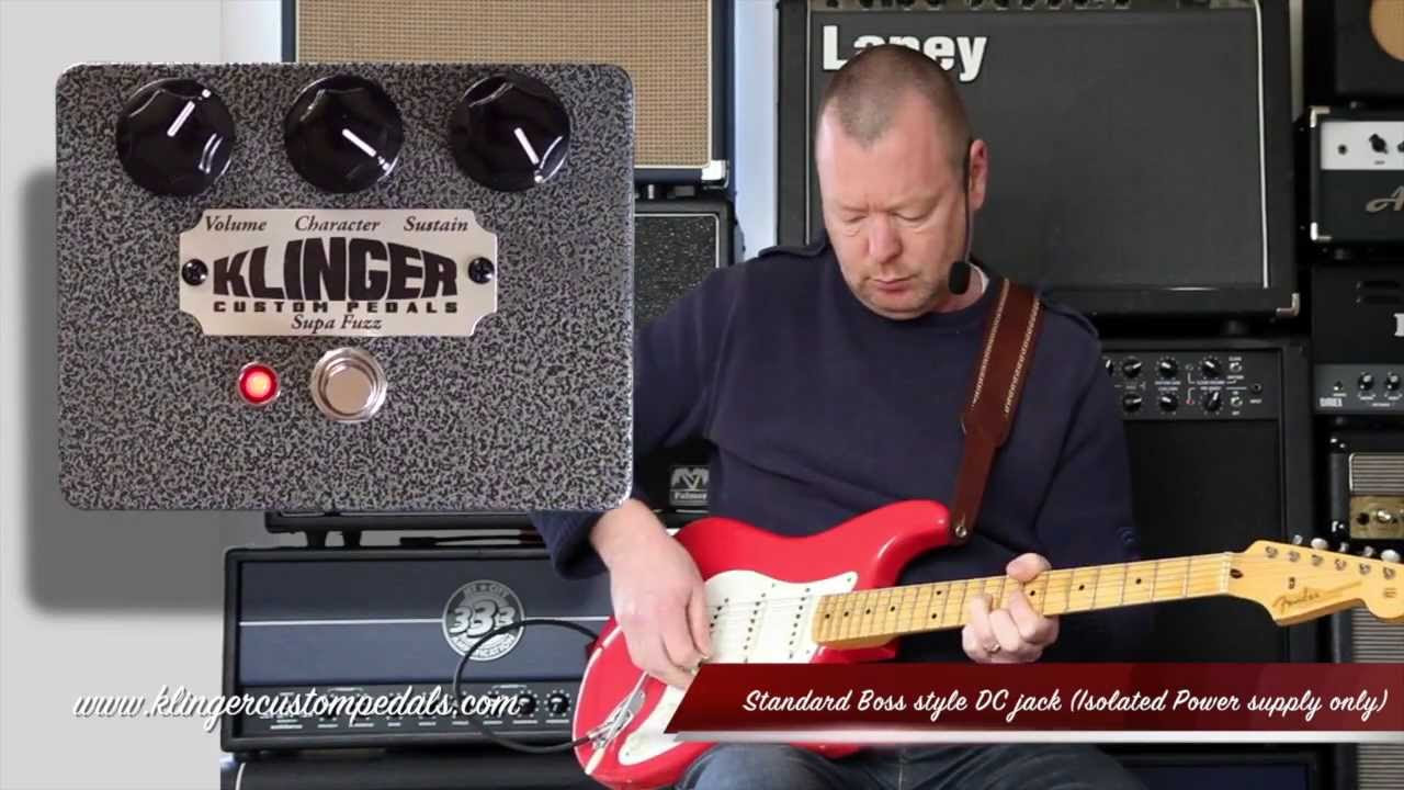 Klinger Custom Pedals : SUPA FUZZ - YouTube