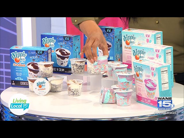 Dippin' Dots Sundaes now in stores | Living Local 15 - YouTube