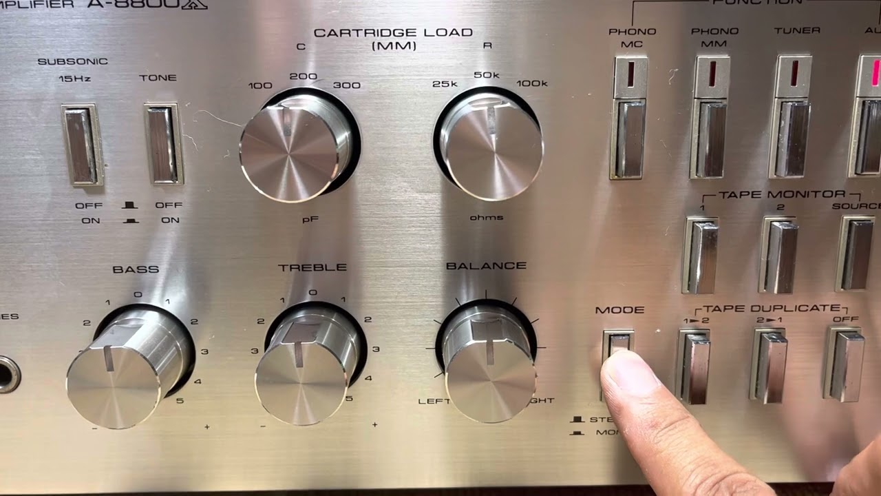 PIONEER A-8800X - YouTube