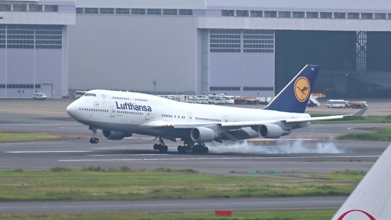 なんとB747-400が！】ルフトハンザドイツ航空 B747-400 D-ABVX 羽田