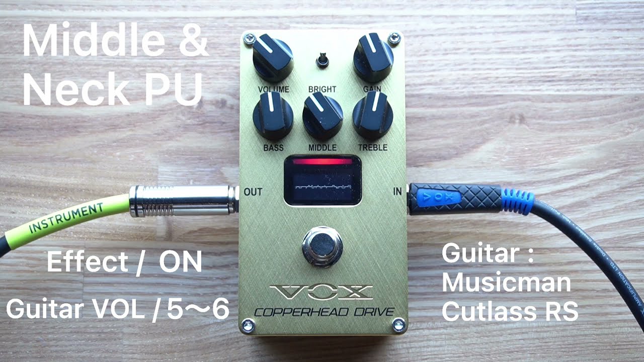 VOX / VALVENERGY COPPERHEAD DRIVE 【sound sample】 - YouTube