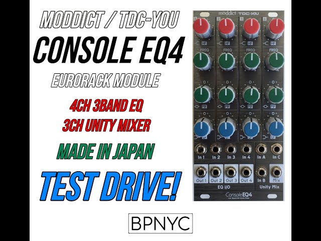 Moddict EQ4 モジュラーシンセサイザー