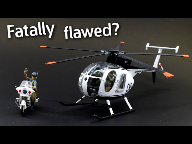 There's a HUGE flaw with this kit! Academy Hughes 500D Helicopter
