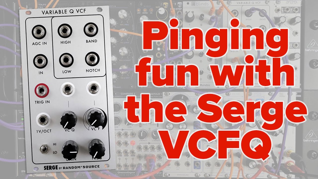 Filter ping sequencer patch breakdown | Serge VCFQ & Joranalogue