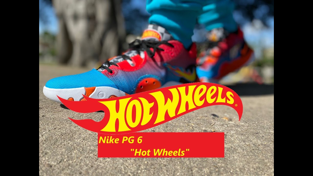Nike PG 6 Hot Wheels Unboxing And On Feet Review #nike #paulgeorge