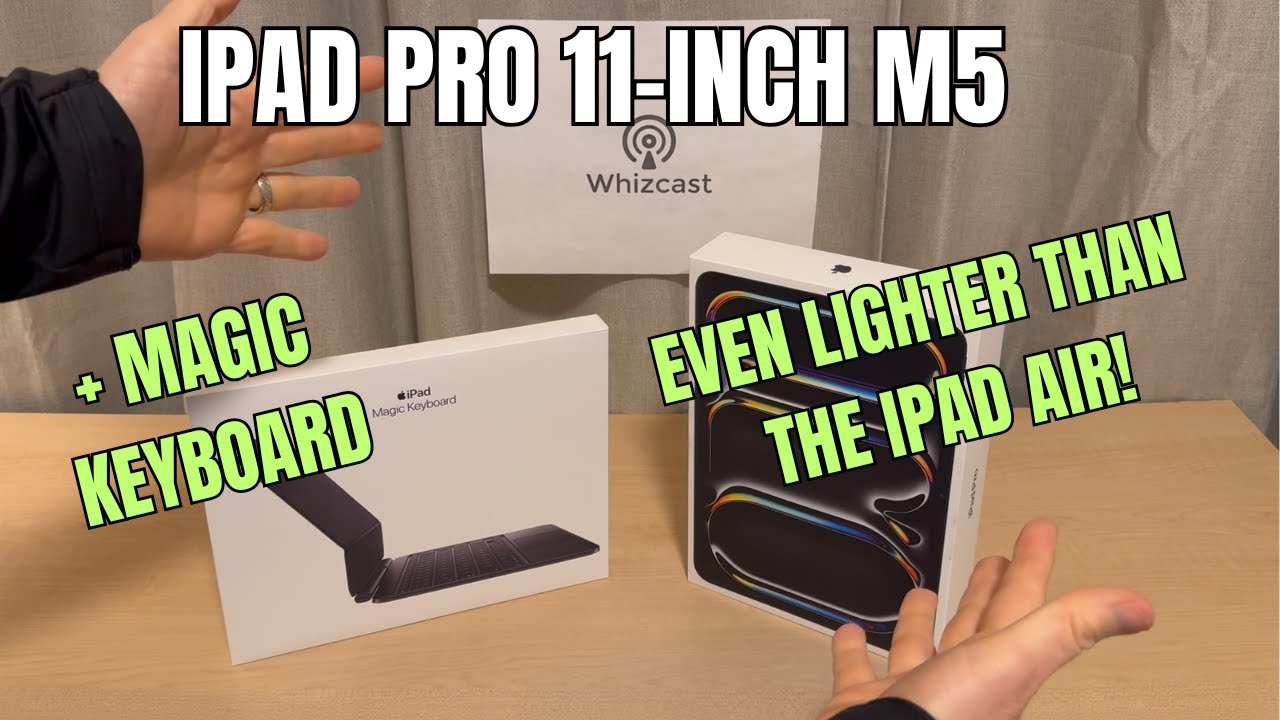 Apple iPad Pro 11-Inch M5 Unboxing and Apple Magic Keyboard - YouTube