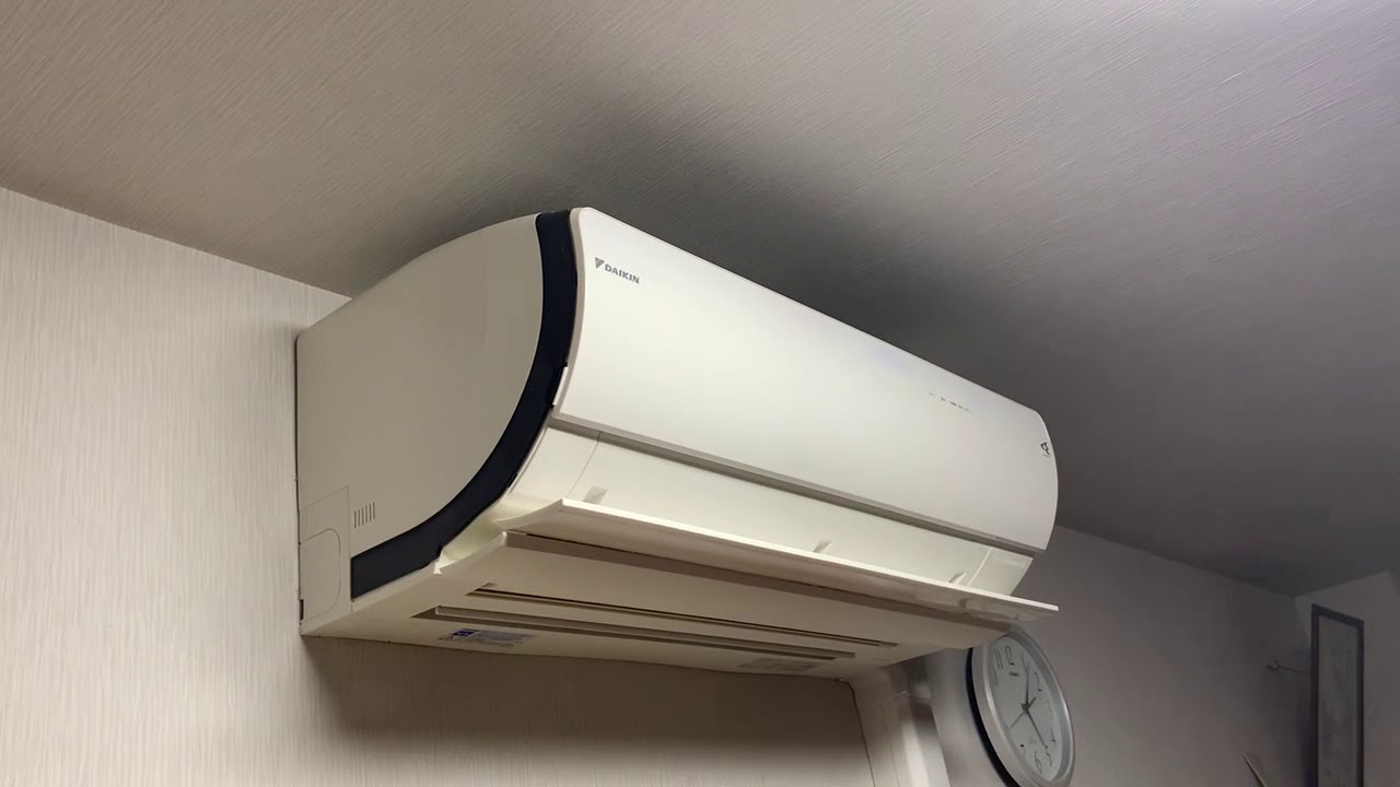 異常動作時と正常動作時の違い。ダイキンのエアコン(2013年製)AN40PRP