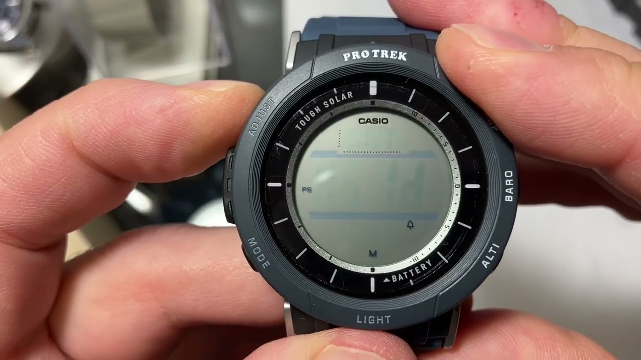 Casio protrek prg-30 unboxing and basics - YouTube