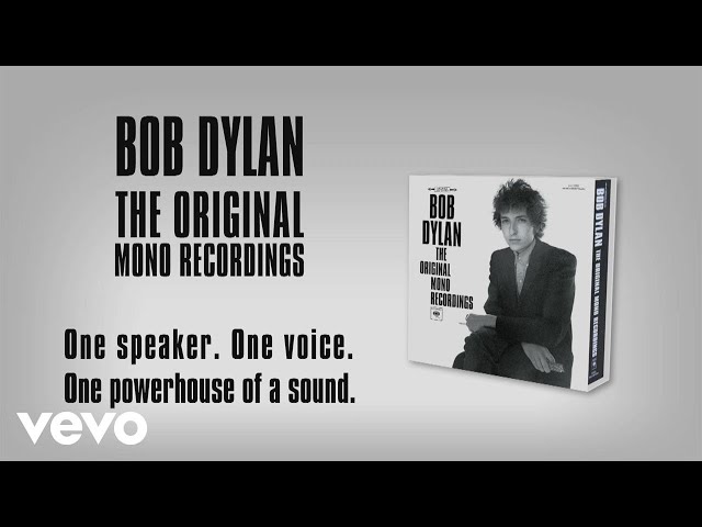 Bob Dylan - The Original Mono Recordings (Animated Product Shot
